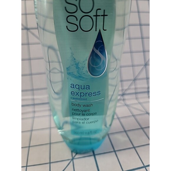 Avon Skin So Soft Body Wash Aqua Express Watermint 11.8 fl oz New NOS Sealed! - Picture 2 of 6